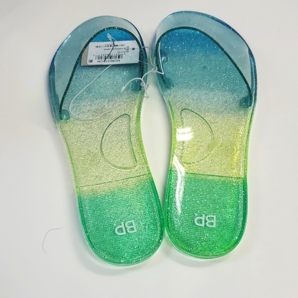 🆕️ 🔥 5$ whit a bundel 🔥 Jelly Slide Sandal, L and XL in Blue Turquoise Ombre - Picture 3 of 6